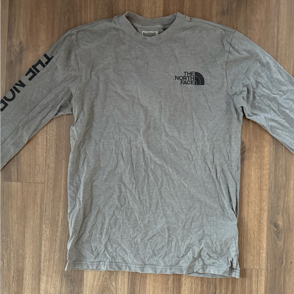 The North Face Men's Charcoal Long Sleeve Tee